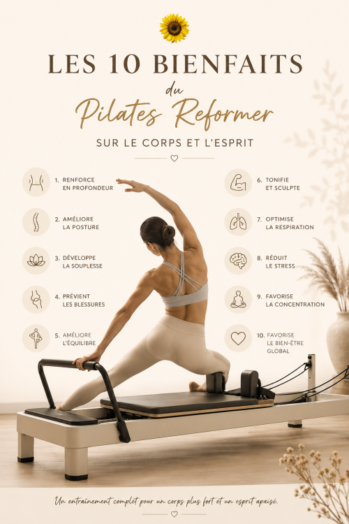 Les 10 bienfaits du Pilates Reformer sur le corps et l'esprit